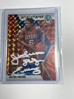 Julius Erving Mosaic On Card Auto Beckett Authentication