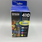 Neu OEM Epson Exp. 04/26 Original 410 STD Photo Black & Color Tintenpatronen Set