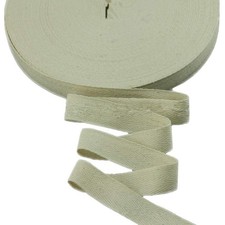 50 Yards Width 3/4inch Cotton Ribbon Herringbone Webbing Trim Fabric Twill Ta...