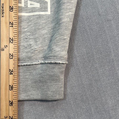 Hollister California Epic Flex Denim Hoodie Jacket Mens Medium Y2K Button Jean - Picture 7 of 9