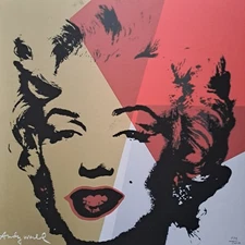 1980s Andy Warhol Signed Limited Edition Lithograph - Marilyn Monroe