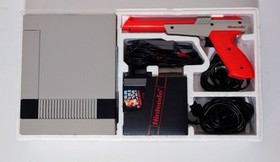 1989 oval seal Action Set complete in box original Nintendo NES