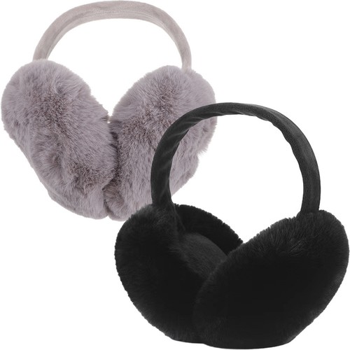 2 Pcs Thermal Ear Cover Warmers for Women Earmuff Covers Earmuffs Winter - Foto 3 di 12