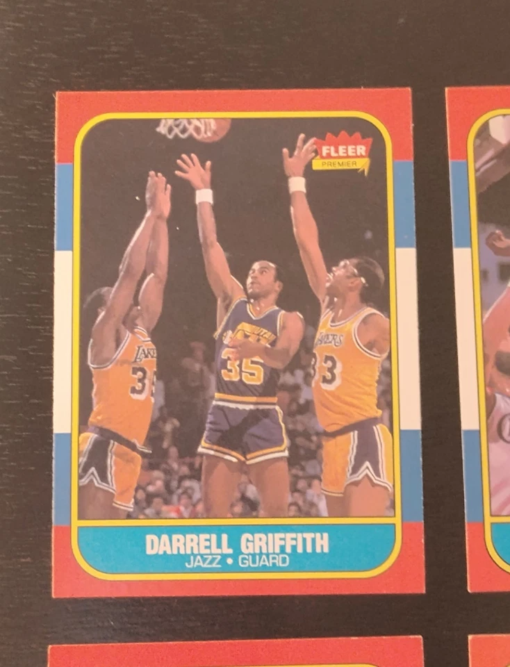Lot of 8 NM or Better 1986-87 Fleer Basketball Cards - Nice Centering! - Image 2 of 4