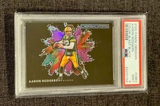 2020 Obsidian NFL Color Blast #CBB3 Aaron Rodgers PIT QB Case hit! PSA 9 Mint