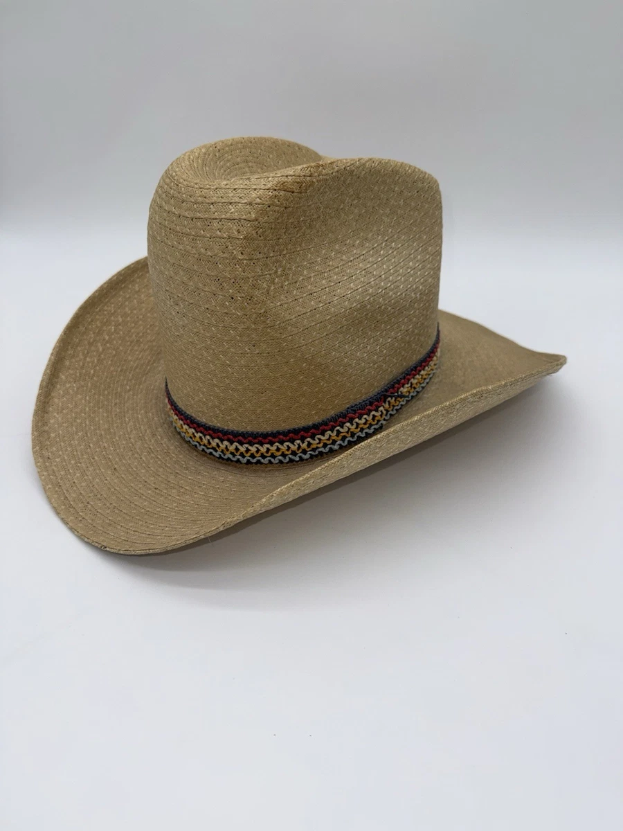 Cowboy Straw Vintage Men's 7 1/8 Size for sale | eBay
