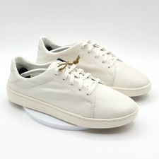 Olukai Pehuea Li 'Ili White Leather Sneakers Size 6 Womens NEW no box