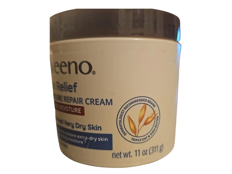 Aveeno Skin Relief Moisture Repair Cream Intense Moisture 11oz Fragrance Free Dr - Image 2 of 4