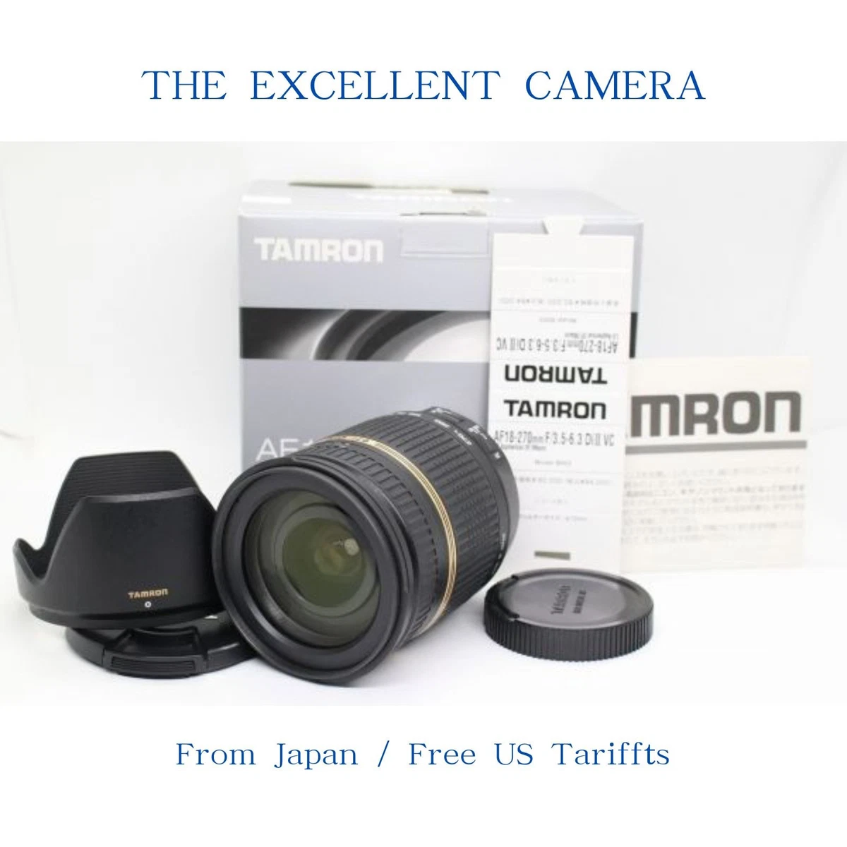Tamron AF 18-270mm f/3.5-6.3 Di II VC LD Aspherical (IF) Macro - Monture Nikon d'occasion