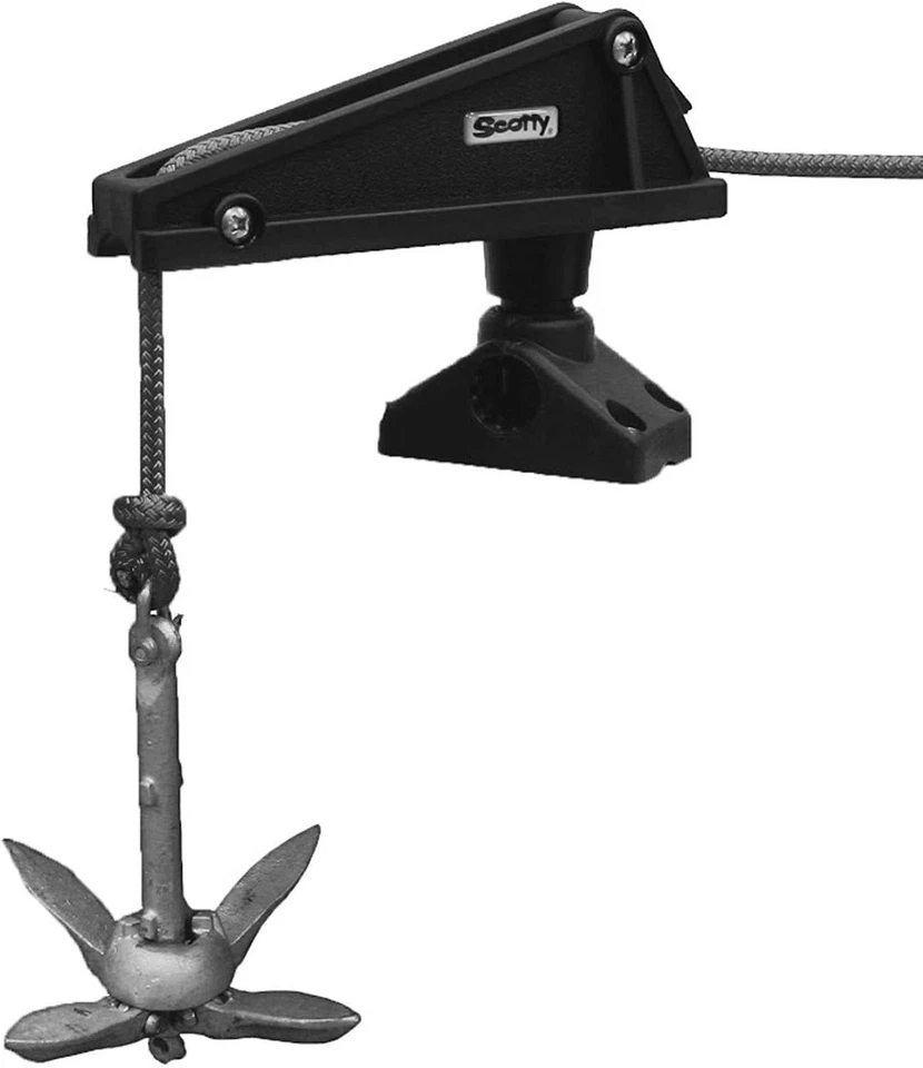 Scotty Black Anchor Lock with Side Deck Mount –Effortless Fishing Adjustments - Image 2 of 3
