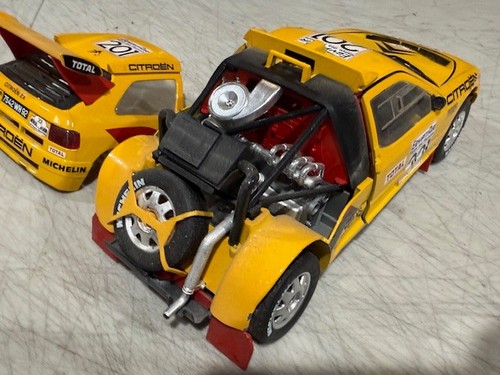 1 18 CITROEN ZX RALLY RACE CAR DIECAST SOLIDO MODELS - Picture 2 of 6