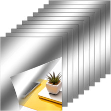Flexible Mirror Sheets Self Adhesive Non Glass Mirror Tiles Stickers for Home Wa