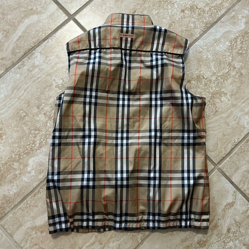 Giacca giubbotto donna Burberry Golf a quadri in raso/maglia taglia media - Foto 6 di 9
