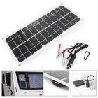 1x 10W 12V Solar Panel für Caravan Boot Auto Batterie Ladegerät PV c/w 4M Kabel