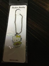 Hello Kitty Pendant Necklace Free Chain Kids Jewelry NewW/o Tags From USA