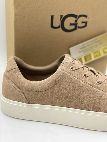 UGG Zilo Heritage Sneakers Size 11 Men's White Leather Fashion Athletic Shoes - Picture 3 of 12