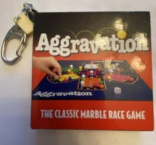 Basic Fun Aggravation Gameboard Miniature Toy w/Keychain #547-0 2001