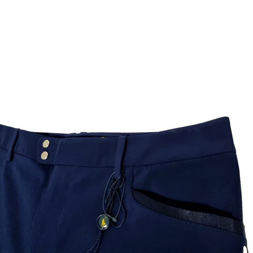 Polo Ralph Lauren Womens Chino Shorts Size 8 Blue Above Knee Zip Fly BNWOT - Picture 2 of 24