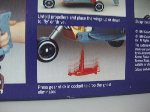 VINTAGE REAL GHOSTBUSTERS ✧ ELIMINATOR BOMB ✧ ECTO-2 MISSILE FIGURES E73/1 - Picture 3 of 3