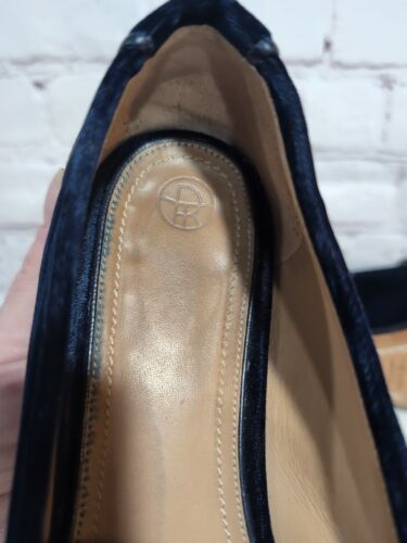 The Row Adam Damen-Loafer blau Samt Lederbesatz Größe 39,5 US 9,5 - Bild 19 von 20