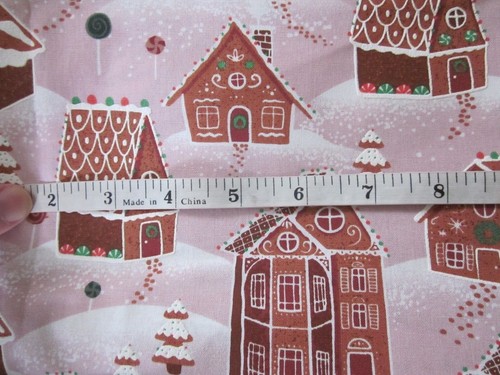 PAN DI ZENZERO casa biscotti Natale VACANZE trapunta cotone TESSUTO A U-Scegli BTHY - Foto 12 di 14