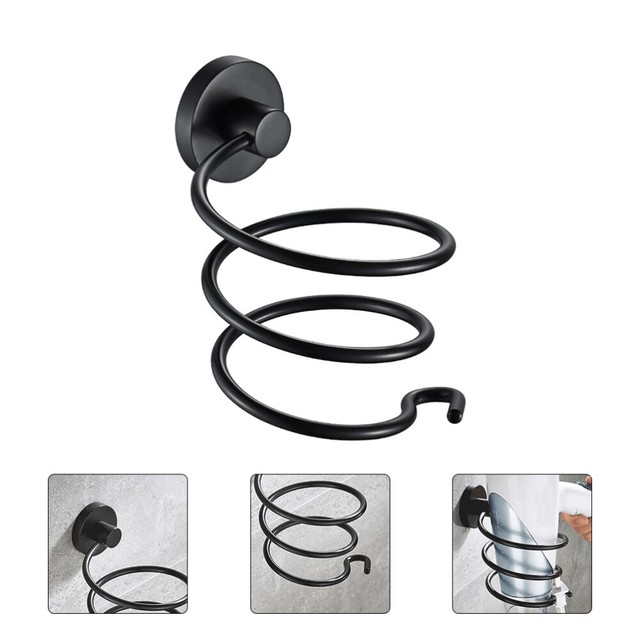 Halter Für Haartrockner Glätteisen Wandmontierter Kleiderständer Halter Für Haartrockner Glätteisen Wandmontierter Kleiderständer
