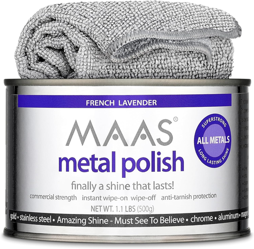 1.1Lb Can plus Free Cloth, Universal Metal Cleaner for All Metals ...