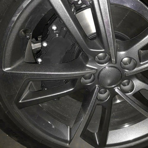 4x Black Car Universal Disc Brake Caliper Covers Front Rear Car Accessories Kit - Picture 10 of 12