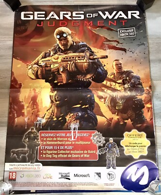 Gears of War Judgment PlayStation Promo Store Official Poster