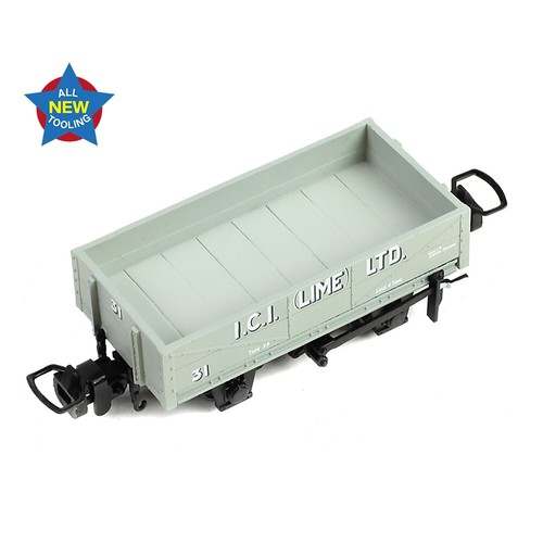 OO9 Gauge Bachmann 393-152 RNAD Rebuilt Open Wagon 'ICI Buxton Lime' Wagon - Picture 4 of 4