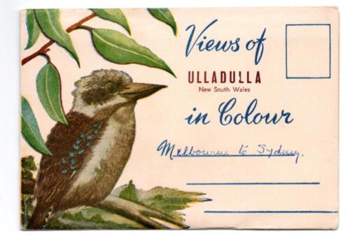 Vintage VIEWS OF ULLADULLA NSW Australia 6 Photo Booklet Marlin Hotel Beach etc - Picture 1 of 4