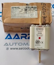 NEW Siemens 3NA72520RC 315A LV HRC Fuse link | NEW WITH OPEN BOX (LOT OF 3 NOS)