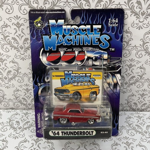 Muscle Machines Die Cast Adult Collectible 1:64 Ford Official '64 Thunderbolt