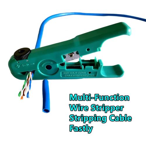 ZoeRax RJ45 Pass Through Crimp Tool Kit Ethernet Crimper Cat5e Cat6 Cat6A Cat7 - Picture 6 of 6