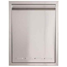 Buck Grill Outdoor Cabinets 20-Inch Stainless Steel Roll-Out Trash Bin / Prop...