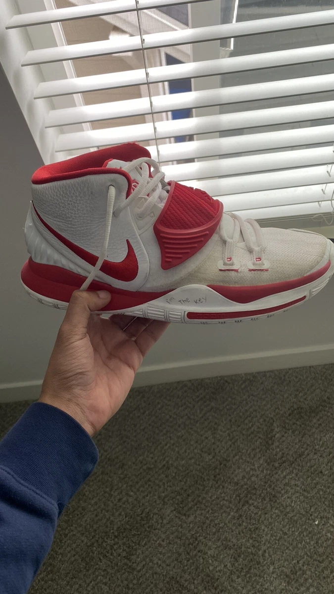 【新品！】NIKE KYRIE 6 TB EP Nike Kyrie 6 TB EP White University Red for Sale | Authenticity