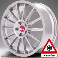 17 Zoll T7 Alufelgen 7x17 4x108 ET25 in silber für Peugeot