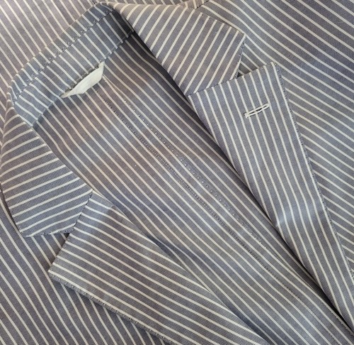 LBM 1911 Mens Unconstructed Cotton Sports Coat Summer Blazer 40R Patch Pockets - Bild 11 von 12