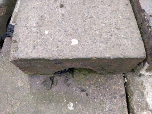 Reclaimed Blue/Black Clay Gully Brick Stone Drainage Gutter Per Ft 40+ #BR45 - Picture 6 of 9