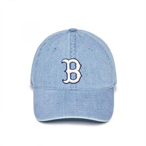★MLB Korea★ Denim Unstructured Ball Cap BOS LSKY BLUE 3ACP Genuine MLB Denim Unstructured Ball Cap BOS (L.SKY BLUE) | eBay
