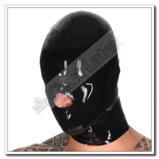Latex Hood Mask only Nose Hole for Breathing Catsuit Wear Customized 0.4MM A84