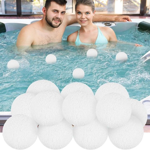 2X Hot Tub Pool Scum Absorber-3 Inches Reusable Scum Eliminating Sponge Balls - Picture 5 of 12