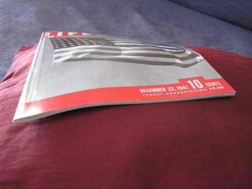 LIFE Magazine Dec 22 1941 American Flag Pearl Harbor PAGE NUMBERING ERROR *RARE* - Picture 18 of 19