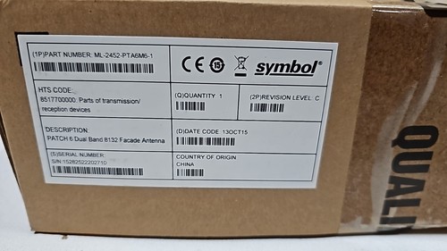 Zebra Motorola Symbol 6 elementi antenna rete dati wireless ML-2452-PTA6M6-1 - Foto 12 di 15