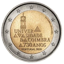2020 Portugal € 2 Euro UNC Coin - Coimbra University 730 Years