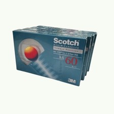 Scotch Audio Cassettes BX 90 Minute Blank Tapes New Sealed