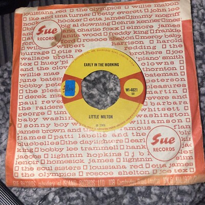 northern soul original vinyl records Little Milton - Early In The Morning