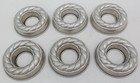 Vintage Small Aluminum Molds for Cakes & Gelatin 3 3/4" Set of 6    TF