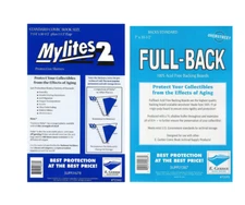 5 Mylites 2 Mil Mylar Comic Book Bags (Standard Size) and 35PT Full Back Boards