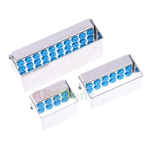 8/12/30Hole Bur Dental Burs Disinfection Autoclave Stand Holder Block Case Steel - Picture 3 of 9
